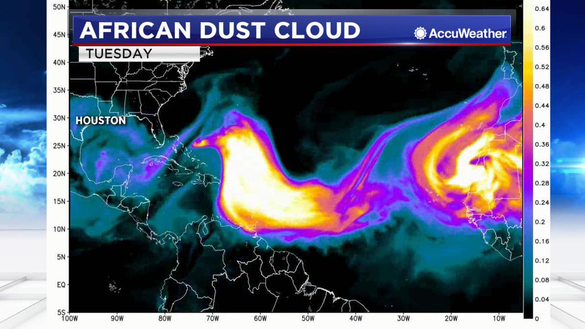 Strange Sounds On Twitter Here We Go Again African Dust Cloud Will Engulf Texas This Weekend Respiratory Issues Ahead Sahara Weather Meteo Health Houston Texas Https T Co 0egaxzidmr Via Strange Sounds Https T Co Zqucka25m9