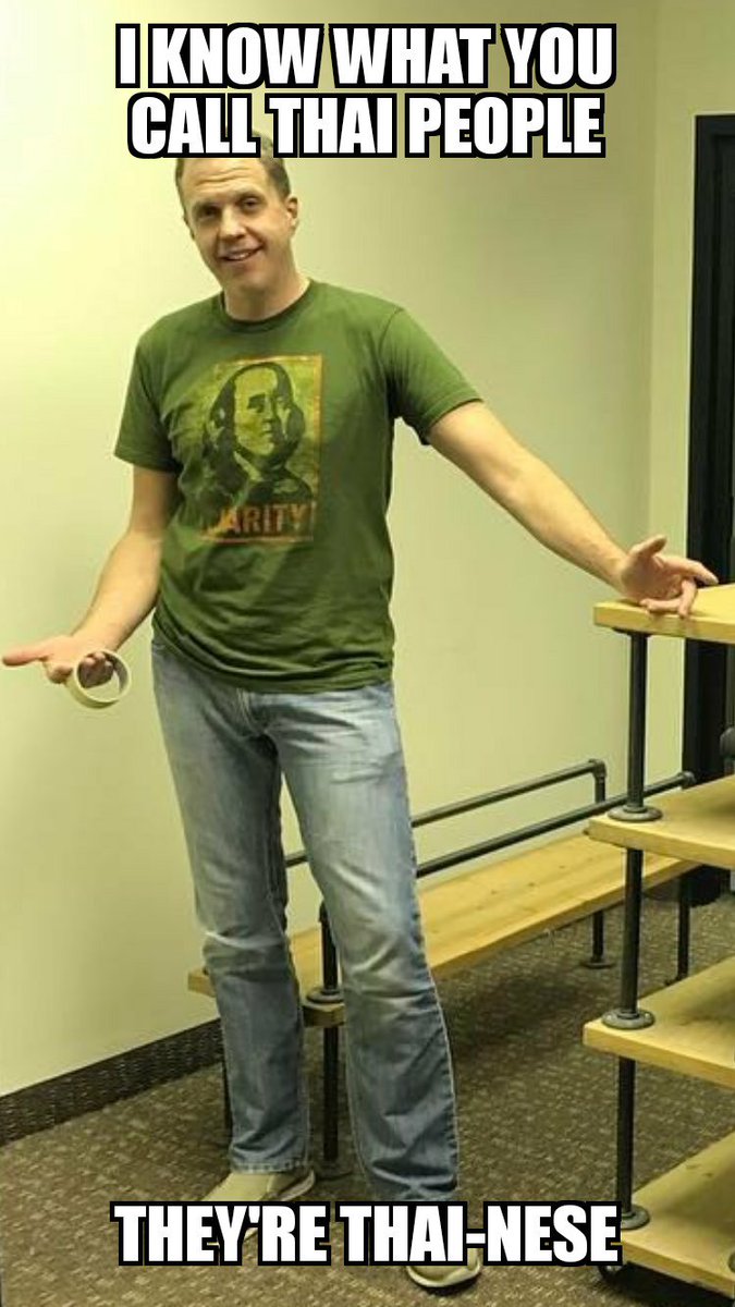 Its_RINO_Season's tweet photo. @DocThompsonShow @realKrisCruz @realBradStaggs @TheBlazeKeith @handicapJeff @JeffyMRA @jedimastrmartin @foodbizpro #WhatILearnedToday #TMBMeme https://t.co/vsL4C1SIU7