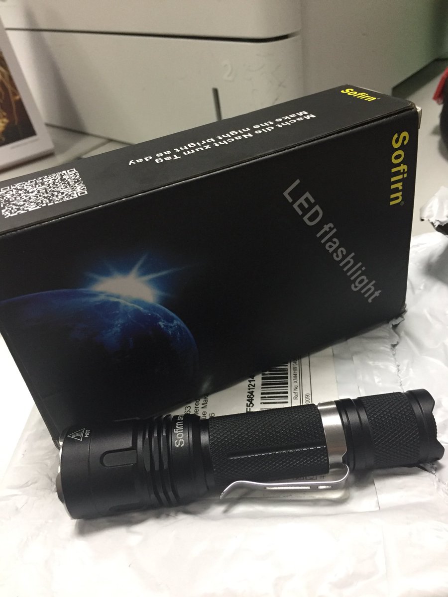 Blister__'s tweet image. Two days, two new flashlights. 😊 #thorfire #edc #sofirn