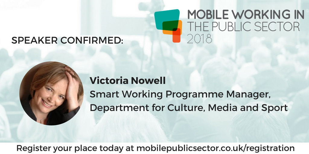 MobilePublicSec's tweet photo. NEW SPEAKER: Victoria Nowell from @DCMS will present on: 'Insights into DCMS' #Smart #Working Programme' on the 17th October. View more here - https://t.co/B3dBYHNK3E
#agile #technology #mobileworking #MobilePS https://t.co/qeg5CyhGIJ
