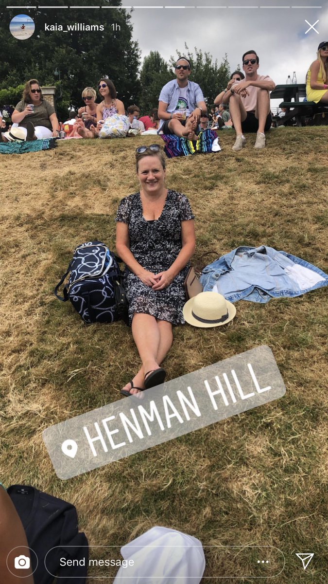 ItsKieboy's tweet image. Buzzing to see my is Mum at Centre Court &amp;amp; Henman Hill today. Somewhere she’s wanted to go since I can rememeber. About time Kaia did something useful. 🎾 ❤️ @Wimbledon