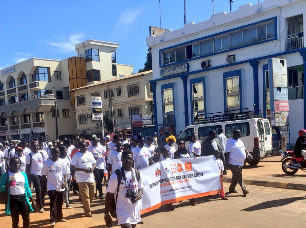 UNFPATheGambia's tweet photo. We are united by a common purpose to encourage #FamilyPlanning uptake and build happy and healthy families.
#WPD2018 https://t.co/A20fUE8Z6m