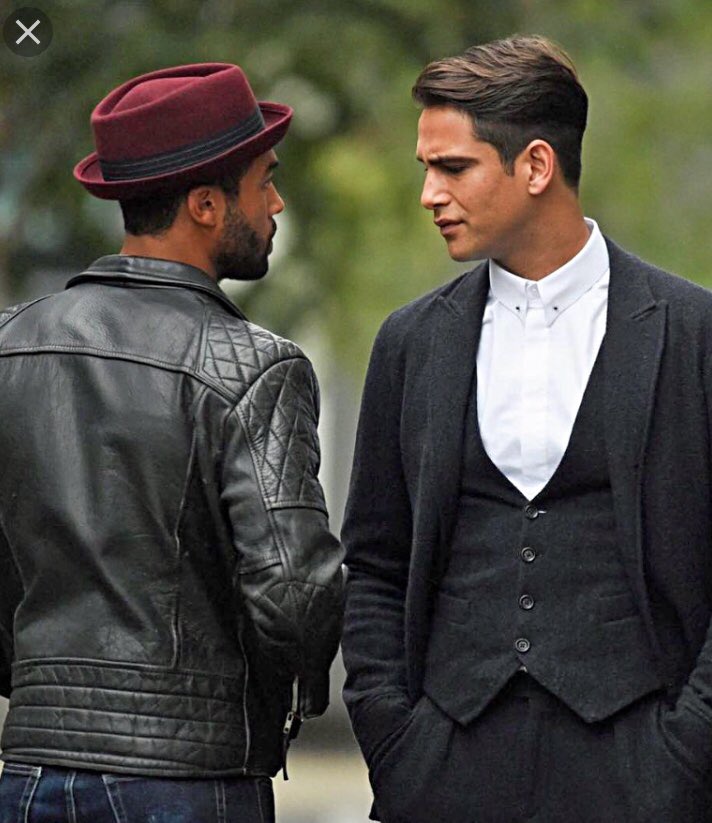 #AlbertHill aka <a href="/lucapasqualino/">Luke Pasqualino</a> donning his waistcoat in support of #GarethSouthgate and the England football team #ItsComingHome