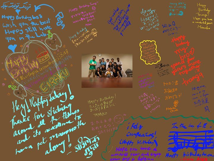 xuantruongtrinh's tweet image. Thank you, everyone, for having celebrated with me.

This birthday marked the end of my second chapter of my journey in Japan. My 24 was a blast. I finished my master’s degree, presented at two international conferences about my research, hosted a few wo… ift.tt/2zpxFy9