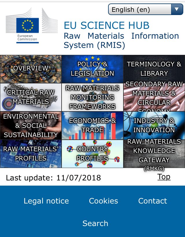 Smart_Ground's tweet photo. Working with JRC to be part of the RAW MATERIALS INFORMATION SYSTEM!
Stay tuned!! https://t.co/3DCn58BsdC