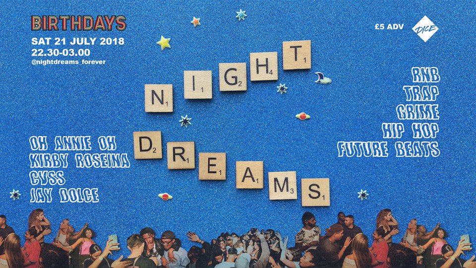 SauceDJs's tweet photo. Saturday 21st July - @_Birthdays.

@ohannieoh Presents Night Dreams. https://t.co/nSDLlKit2f