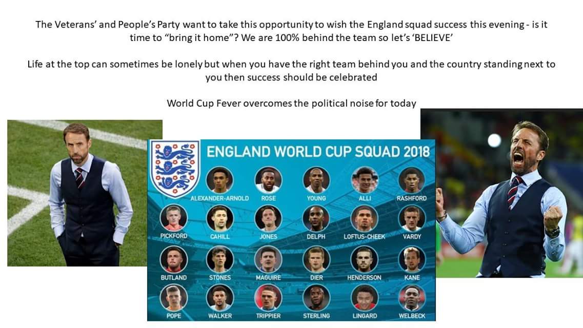 OfficialVandPP's tweet image. #ComeOnEngland #CROENG #WorldCup #westandasone #ThreeLions #EnglandvCroatia