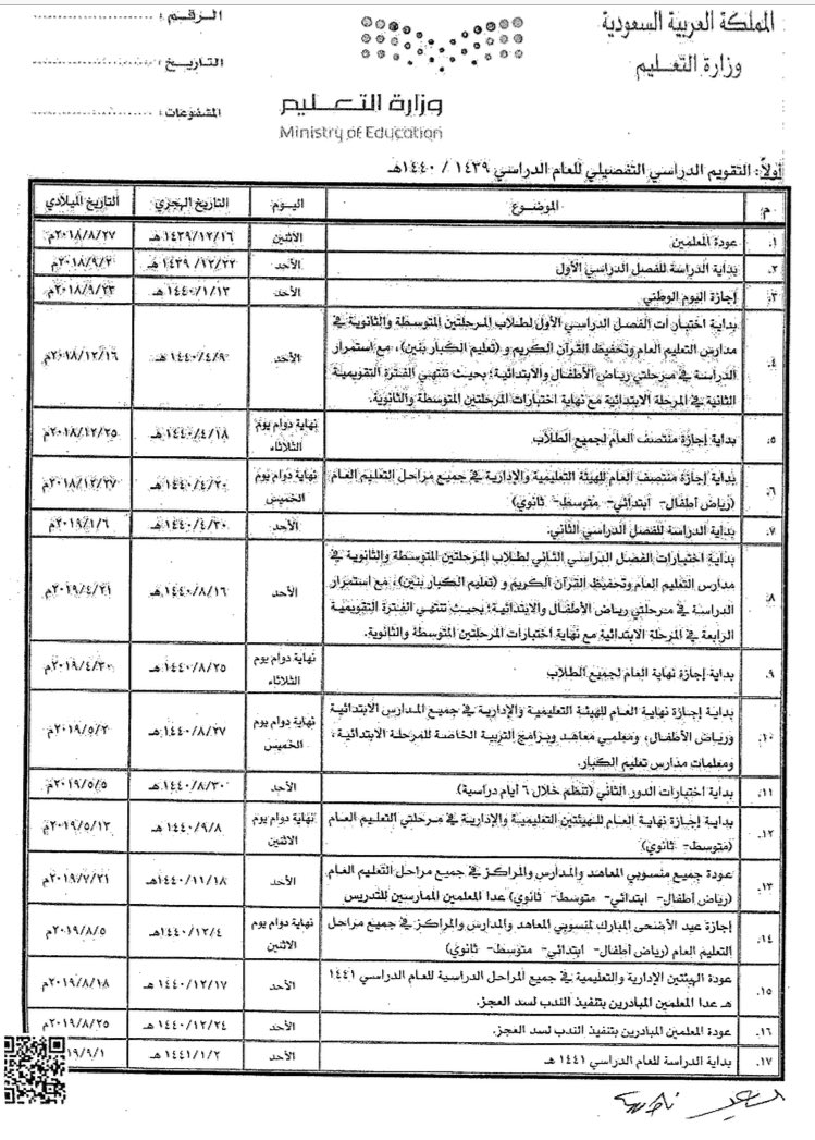 تاريخ عودة طلاب الابتدائي