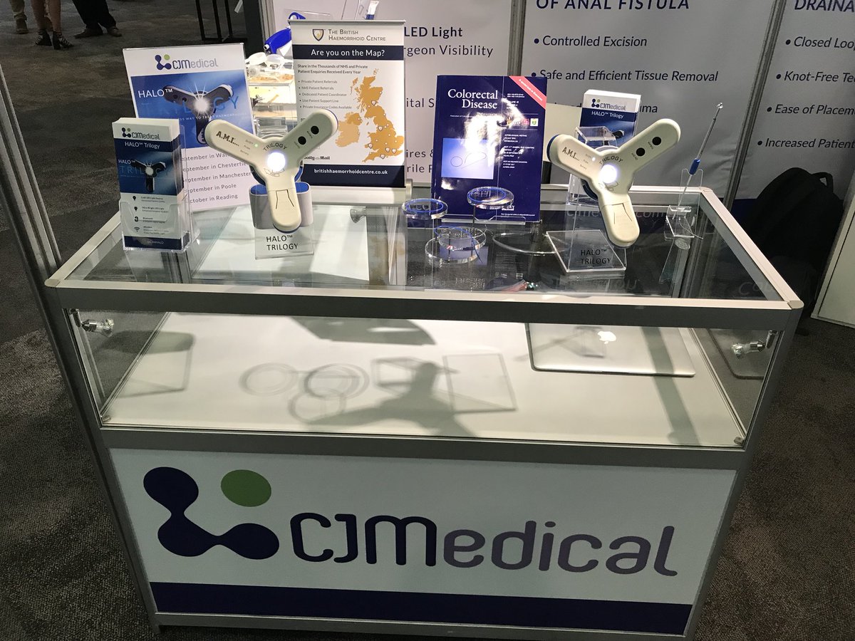 cjmedicaluk's tweet photo. Have you stopped by our stand no: 11 at the #ACPGBI2018 to see our latest Colorectal Technology? Learn about #FiXcision for Precise Excision of #AnalFistula #colorectalsurgery https://t.co/7fFVH3TEvL