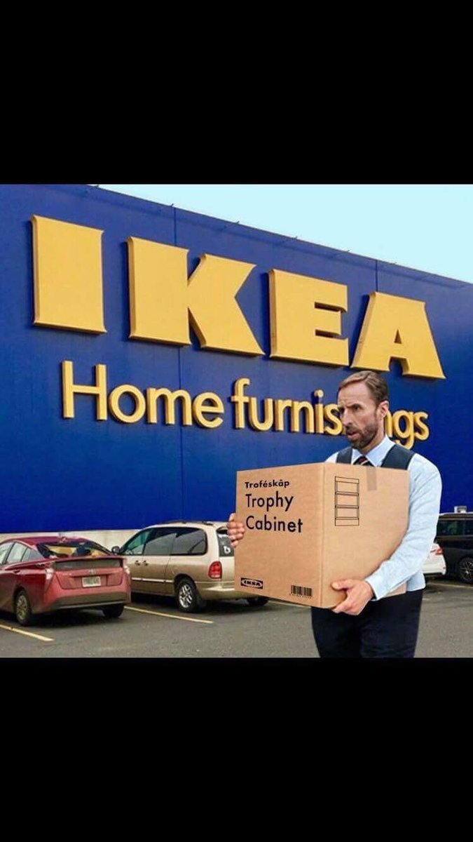 Good luck to #England tonight! Whoever made this picture has given us a laugh 😆. KO at 7pm.

#ENGCRO
#GarethSouthgateWould
#WorldCup2018