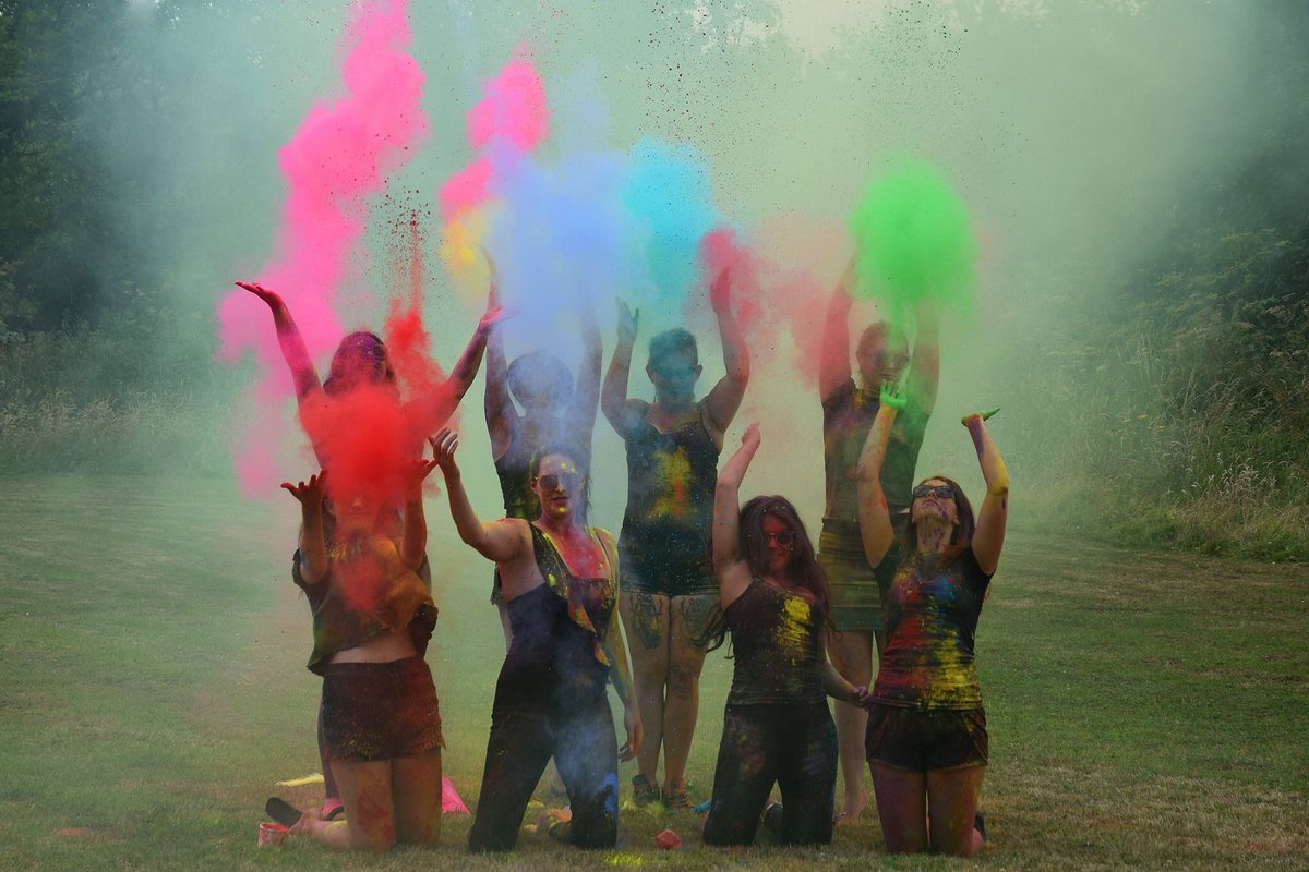avrdancer's tweet image. Had a blast at #GetStained18 fundraising for @alzheimerssoc.  We raised £60 #fundraising #models #holipowder #photoshoot #lincolnshire Thanks to @BubblesInBloom for organising and Pear Tree Studio for hosting