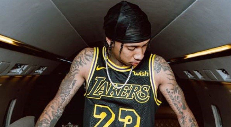 Tyga has the first LeBron James Lakers 