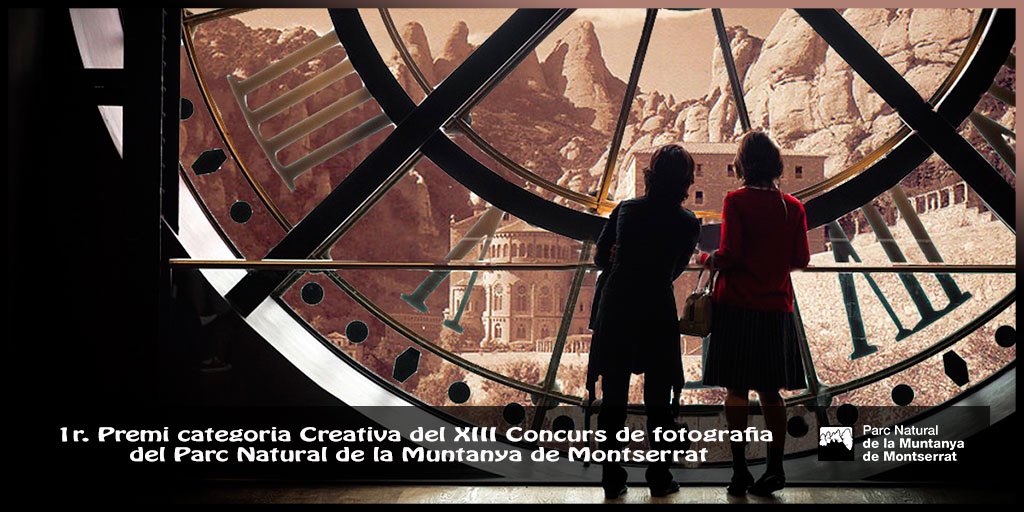 PNMontserrat's tweet photo. El primer premi en la categoria Creativa del XIII Concurs de Fotografia del @PNMontserrat ha 
estat per en @xerrarot per ‘Finestra al temps’ https://t.co/0iCJeIOnme