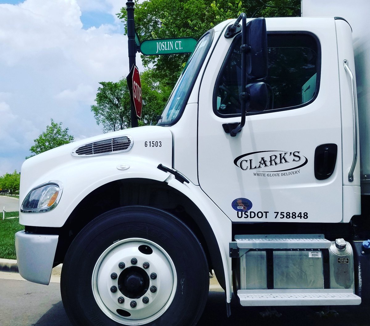 clarks white glove delivery indianapolis in