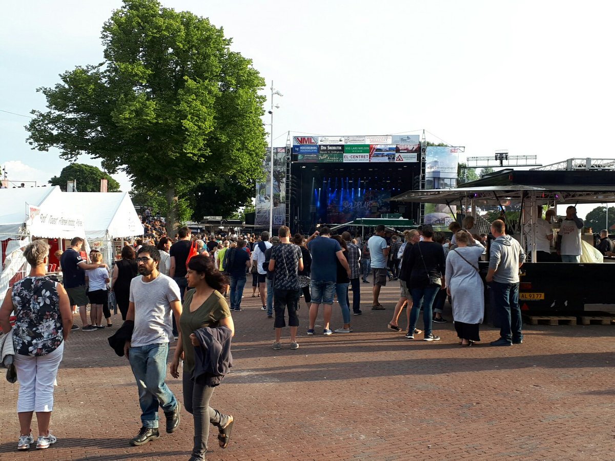 Vordingborg festuge i strålende vejr. Super stemning #politidk