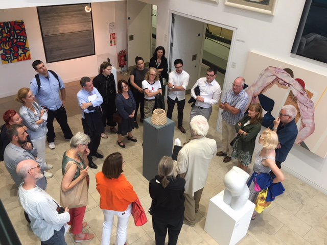 RHAGallery's tweet image. Fantastic group this evening discussing architectural work in the RHA Annual Exhibition during Des McMahon's Architecture Art Form Evening tour. Thank you to all those in attendance &amp;amp; for taking part @NOSworkshop @A2Architects @mcmarchs
@angelabradyRIBA @archireland #RHA2018
