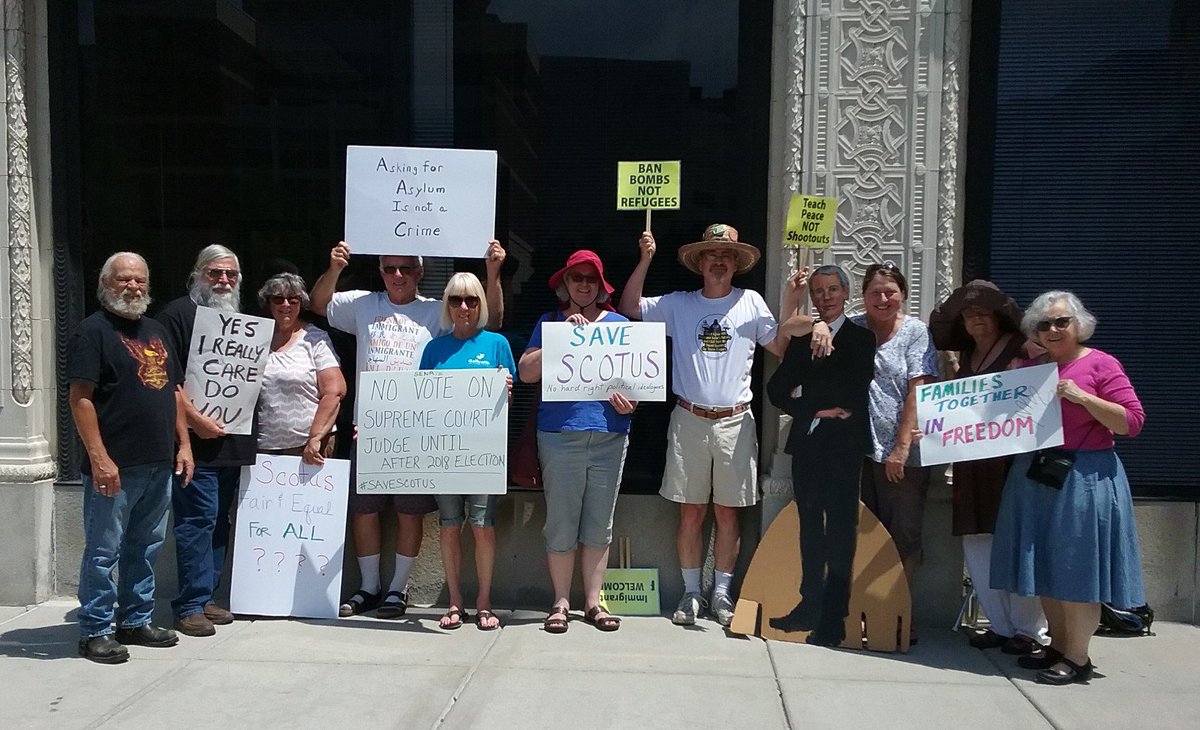 IndivisibleTol1's tweet photo. Join Toledo's weekly Tuesday Team #SaveSCOTUS
Every Tuesday 12pm Sen Rob Portman's office 420 Madison #flatrob #FamiliesBelongTogether #ResistTrumpTuesdays @GC_Indivisible https://t.co/7V3JKfkXoF