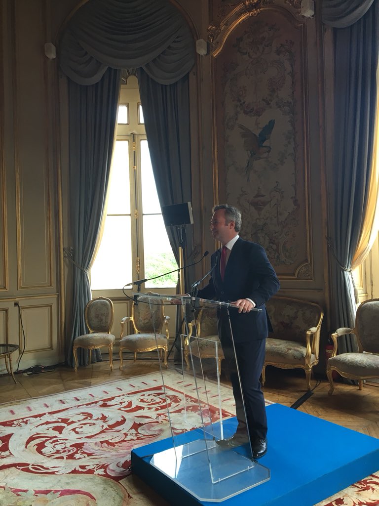 This evening the Africa Infrastructure Fellowship Program was launched by Minister Lemoyne. Thank you Minister, we are delighted to have the French Government support this important and transformative initiative created by <a href="/gi_hub/">Global Infrastructure Hub</a> <a href="/wef/">World Economic Forum</a> and @meridiam_news