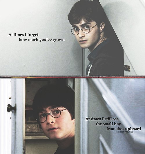 PotterWorldUK's tweet image. "At times, I forget how much you've grown. At times, I still see the small boy from the cupboard." #HappyBirthdayHarryPotter