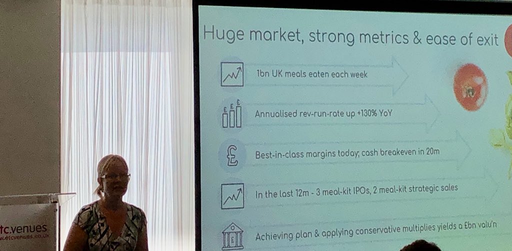 lukeicthomson's tweet photo. @goustocooking - great talk at #NumisT500 by Sally (CFO) on how they’re winning the market via AI and automation https://t.co/jPlCzVp1Yz