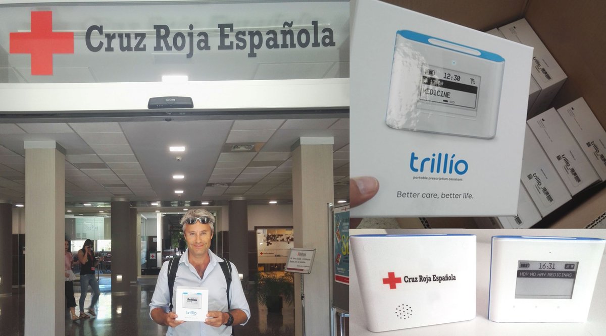 lacomanda_italy's tweet photo. TRILLIO deliveries started with Spanish Red Cross organization @CruzRojaEsp #trillio https://t.co/RiayhU5R7z