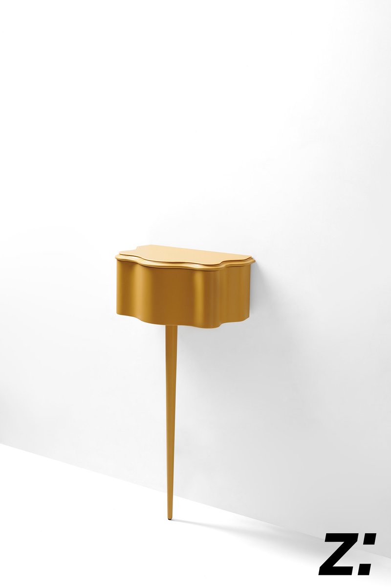 Service storage unit CARLINO, omaggio a Carlo Mollino 1933
2018 Zanotta reissues Carlino, making it up-to-date thanks to the new shades sage-green, mustard and rose brick.