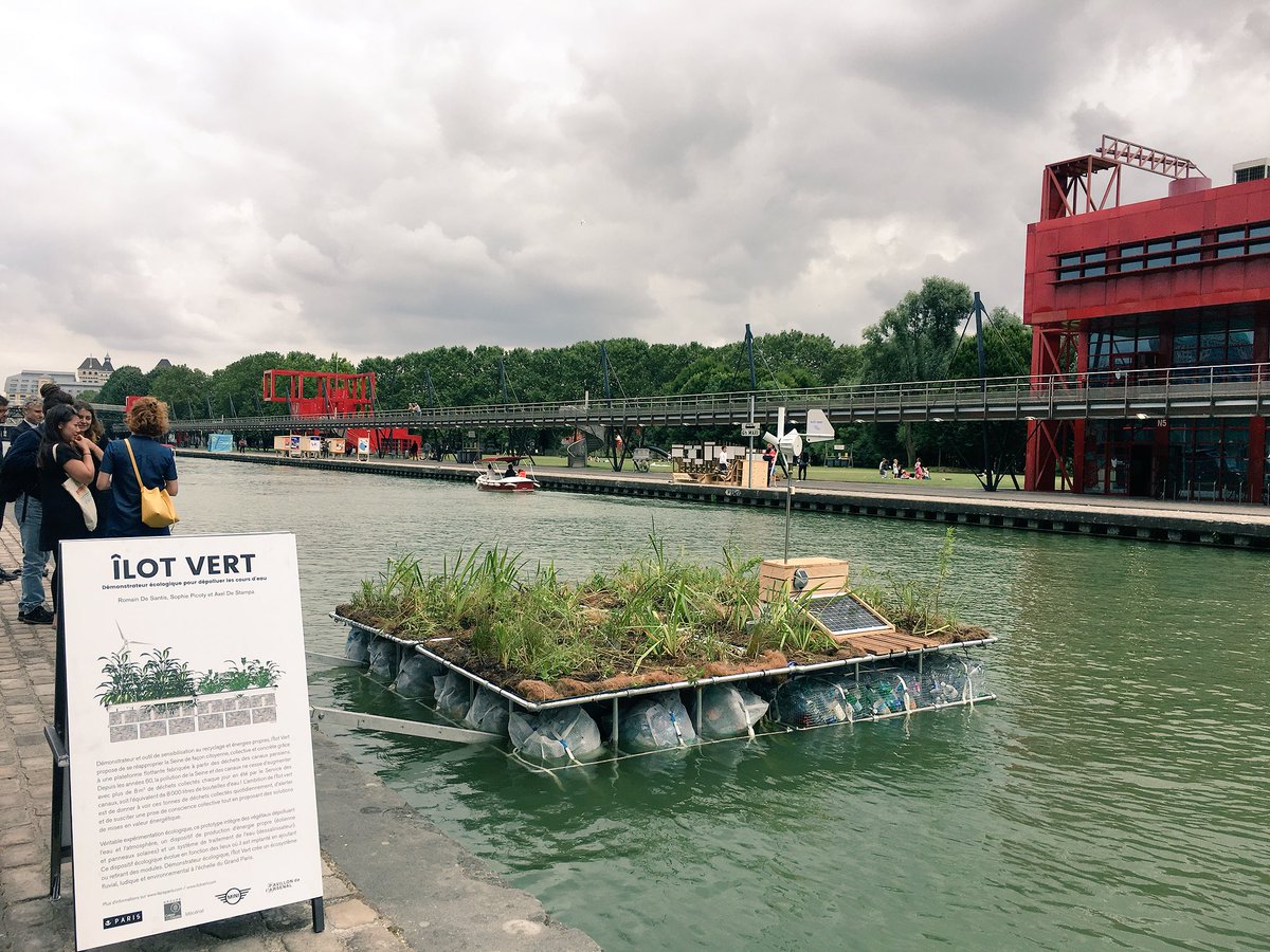 PavillonArsenal's tweet photo. Îlot Vert et Frichkit, projets écologiques et solidaires présentés au #fabcitysummit à la Villette jusqu’au 22 juillet !
#faire2017 #ecolo #solidaire #paris #FabCitySummit #villette #ilotvert #frichkit https://t.co/DcRB9tD184