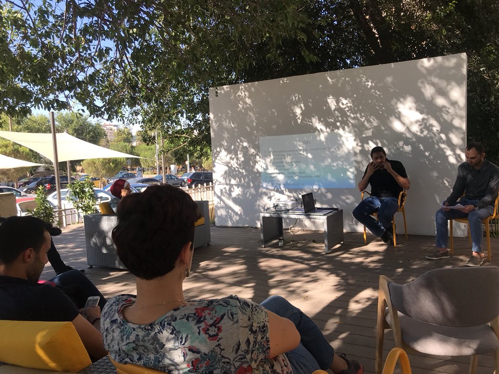 ShireenYacoub's tweet image. Discussing leaner agency and making teaching available for all @edraak #IntelligenceAugmentation #FutureofEducation