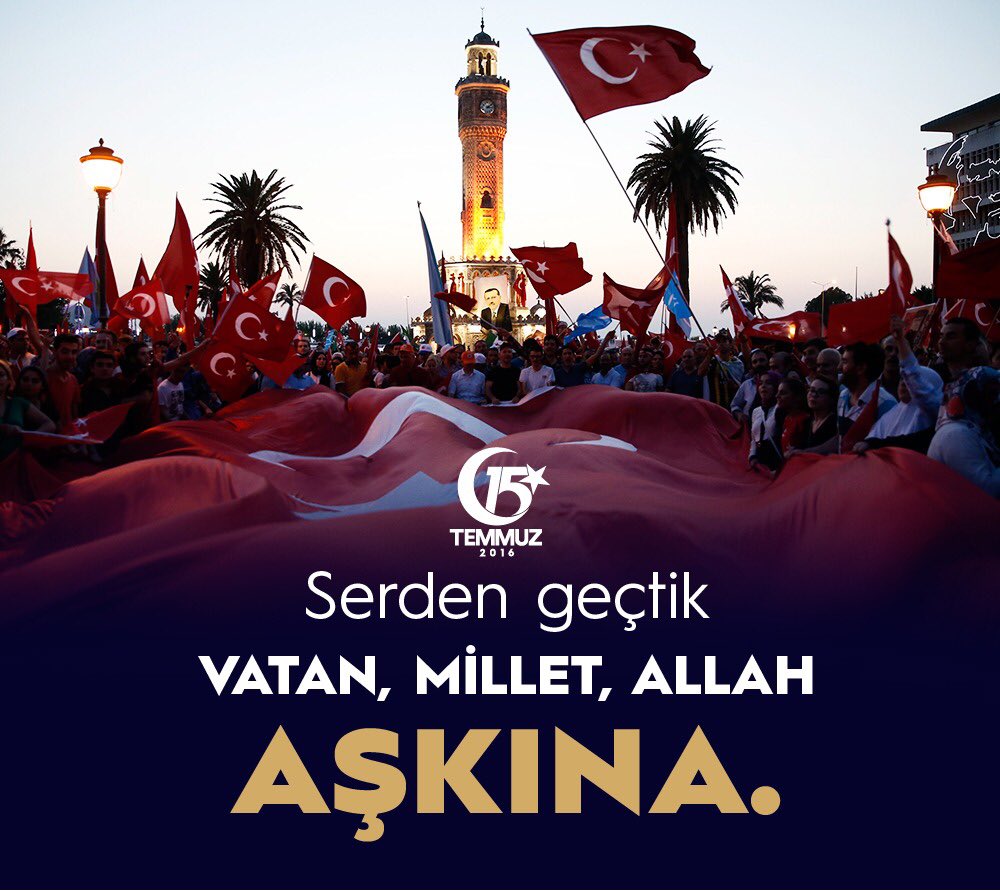 Tarih yazılan o gecede, halkımız tanklara karşı demokrasi savaşı vermiştir ve bu savaşın galibi olmuştur.
#DemokrasimizeSahipÇıktık