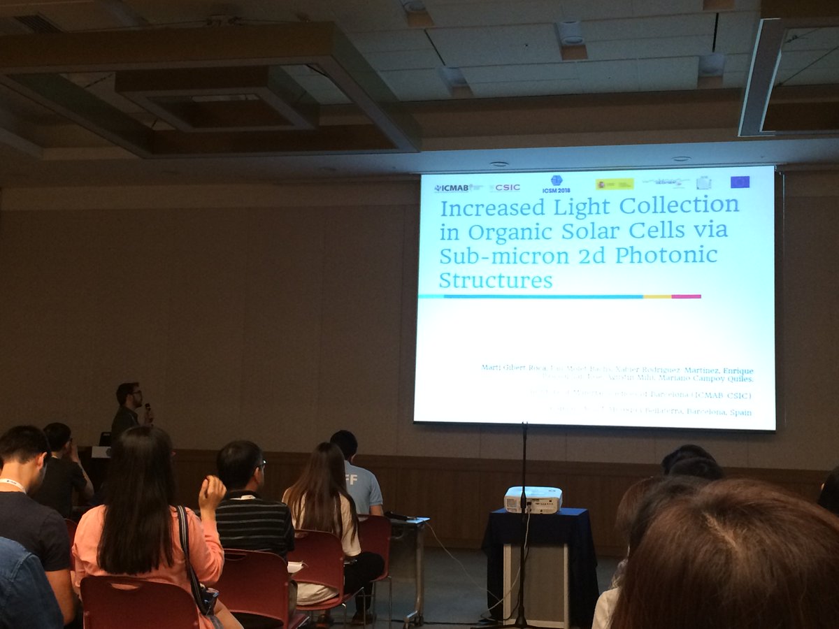 icmabCSIC's tweet photo. Xabier Rodriguez, best poster award, and Martí Gibert, contributed talk, both from the #NANOPTO group, at the #ICSM in Korea #ICMABmoves https://t.co/OLDuj0nsdh https://t.co/ph6k0UFKYF