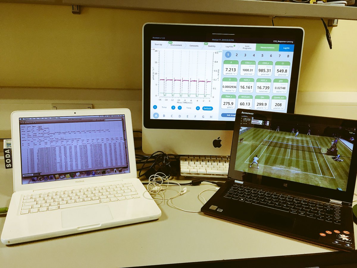 Multitasking #Wimbledon #licor #Federer