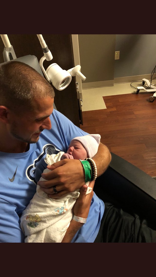 WC_hoops's tweet photo. Congrats to Coach @ChrisCarney_ and wife @MrsCoachCarney on welcoming young Cace Carney into the world last night! Both mama and baby are healthy! https://t.co/3daustPVAB