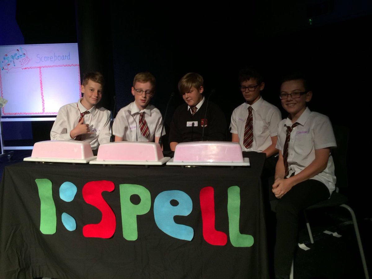 CoedcaeSchool's tweet photo. Mr Nicholas has brought it home!! We have won the UWTSD ‘ I spell’ tournament! What a win from the team: Noah, Joseph, Vaughan, Finley and Freddie! Truly outstanding! Da iawn! https://t.co/NFnP4IYguZ