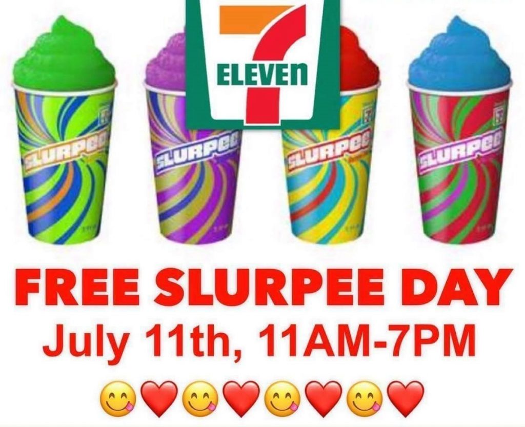 Head over to your local 7-Eleven and snag a #FREE #SLURPEE today between 11...