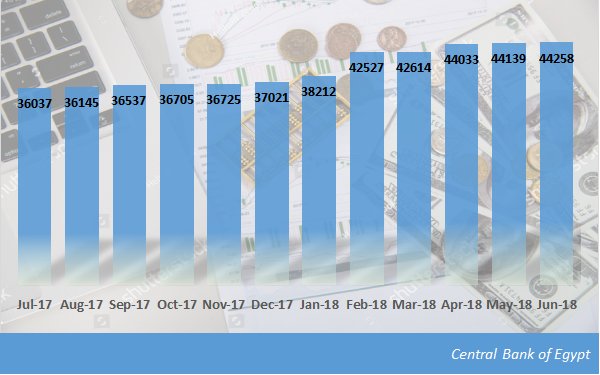 #Egypt Foreign Exchange Reserves: June 2018
Foreign Exchange Reserves in Egypt increased to US$ 44,258 Million in June 2018 from US$ 44,139 Million in the previous month.
dataportal.opendataforafrica.org
#AfDB #Statistics