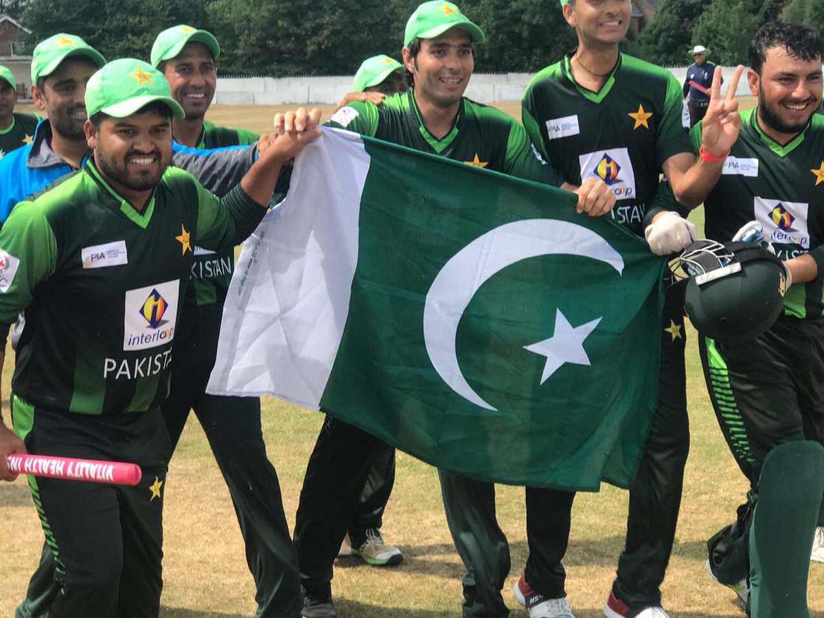 Congratulations to Pakistan’s physical disability Cricket team for winning the physical disability triangular Cricket tournament, beating hosts England in the final.