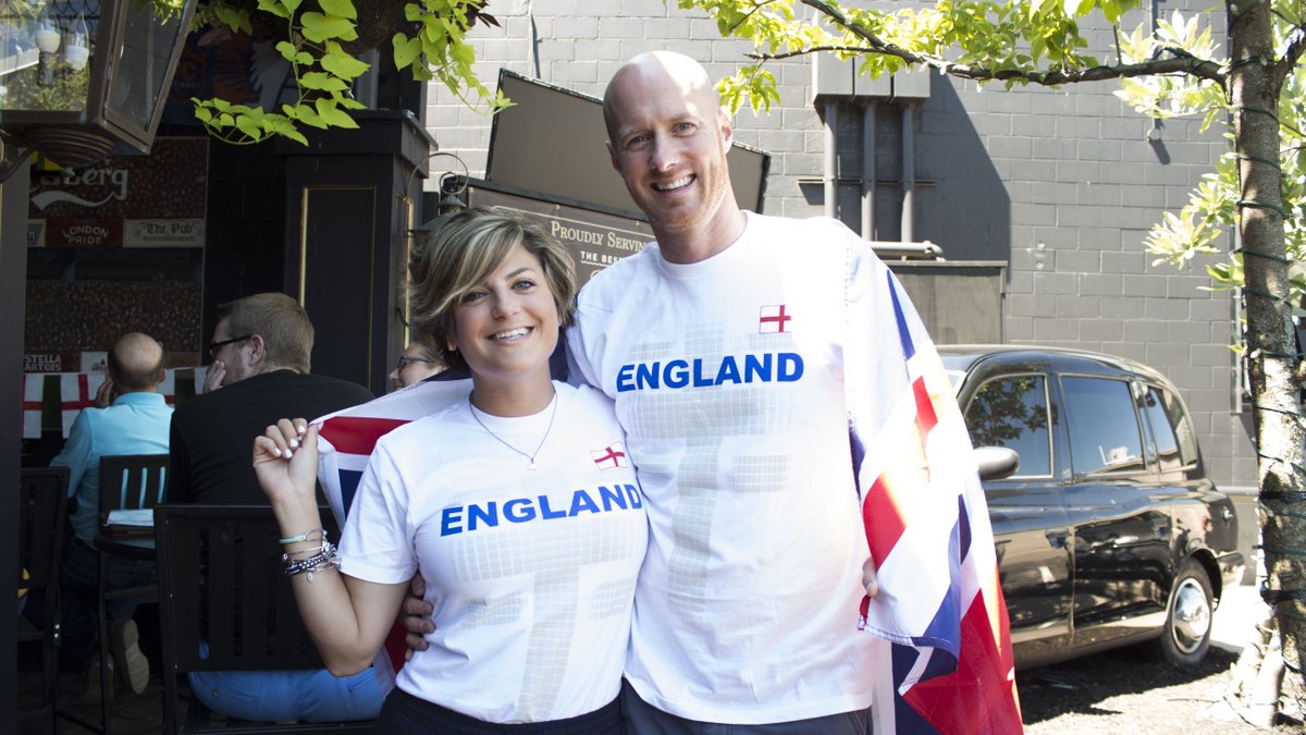 Millions are watching, watch with us and our #England fans! ⚽ Today. 2pm. #EnglandvCroatia #ItsComingHome #threelions #GoENG #ThePub 🦁🦁🦁