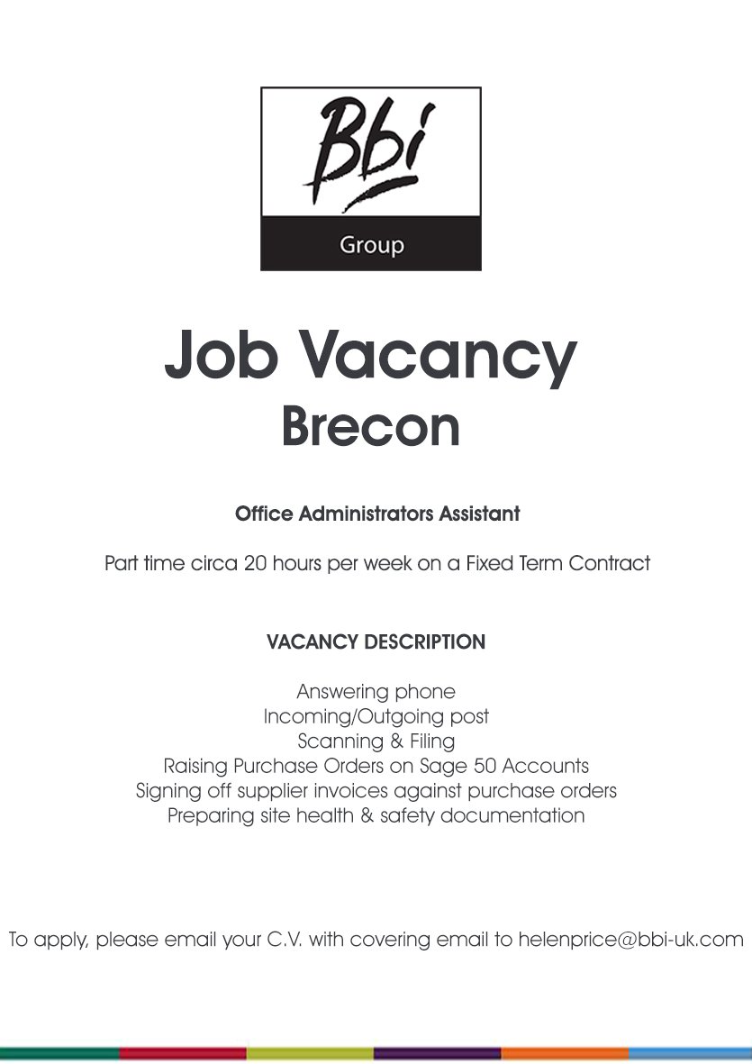 We're Hiring!
#Job #Brecon #PartTime