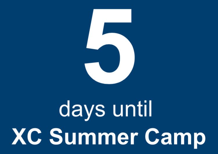 XC Camp Countdown (@camp_xc) on Twitter photo 