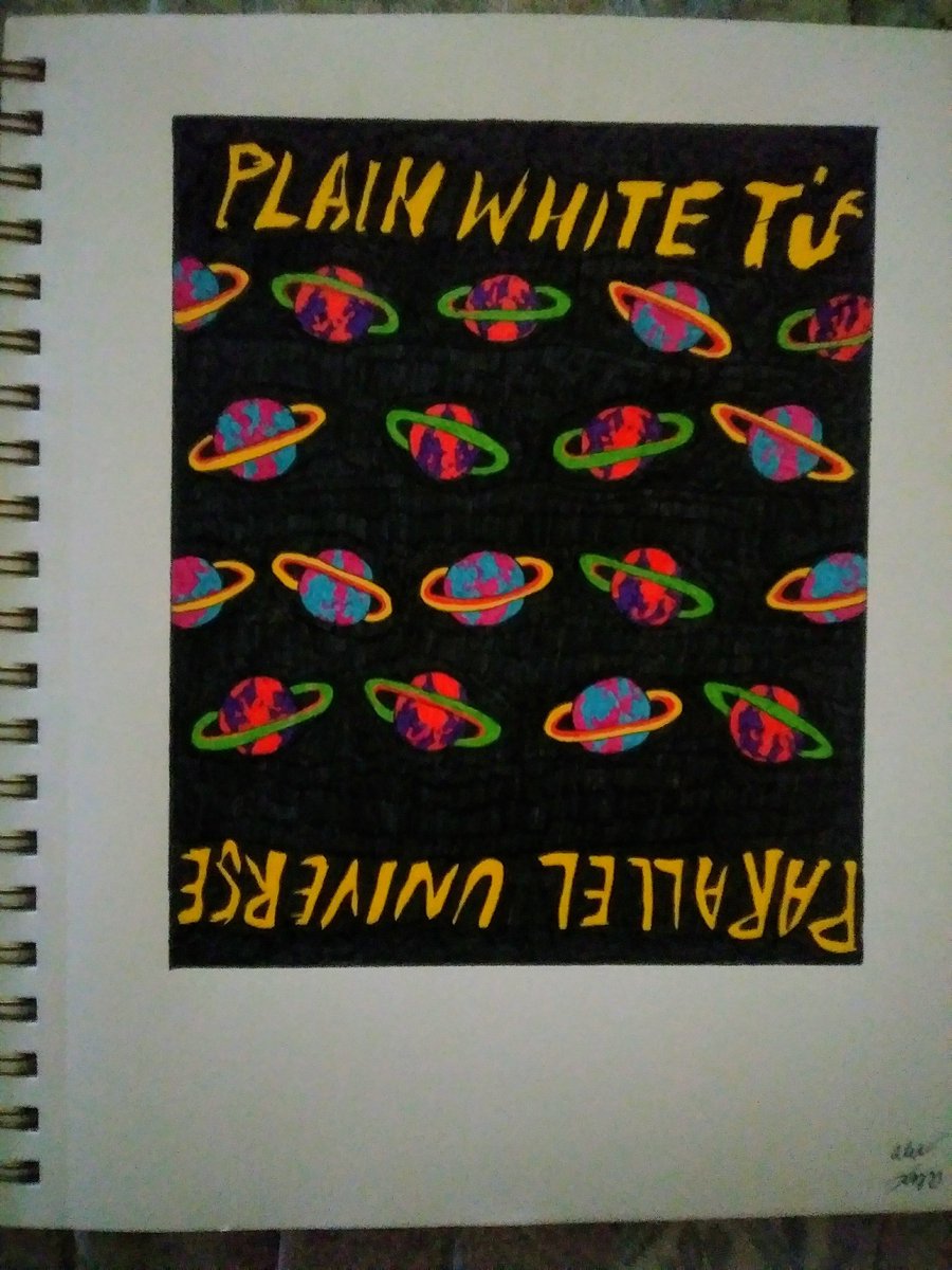 SpunkyRogue24's tweet photo. This album is going to be epic! So I had to draw the cover in honor of my favorite dudes @plainwhitets https://t.co/Kw24yUfUk7