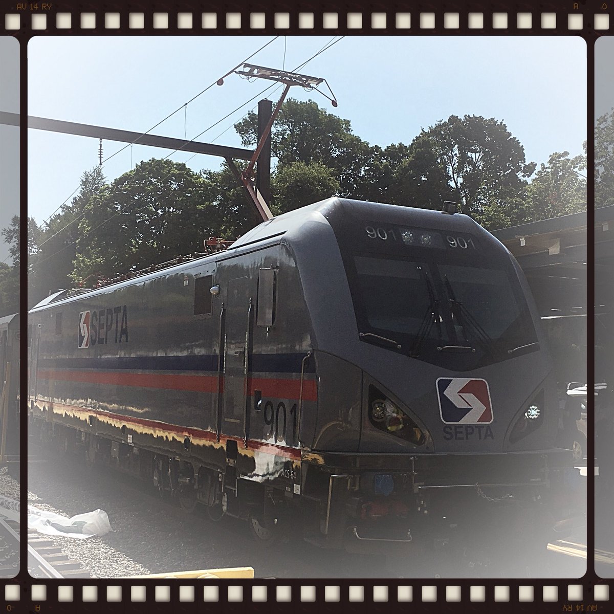 TMACCTIM's tweet photo. The newest #act89 investment! And it will run on the @SEPTA_PAO line! Watch for 901! @SenJohnRafferty @SEPTA @ChesCoCommuter @ChescoPlanning https://t.co/rxB6xZ1K5K