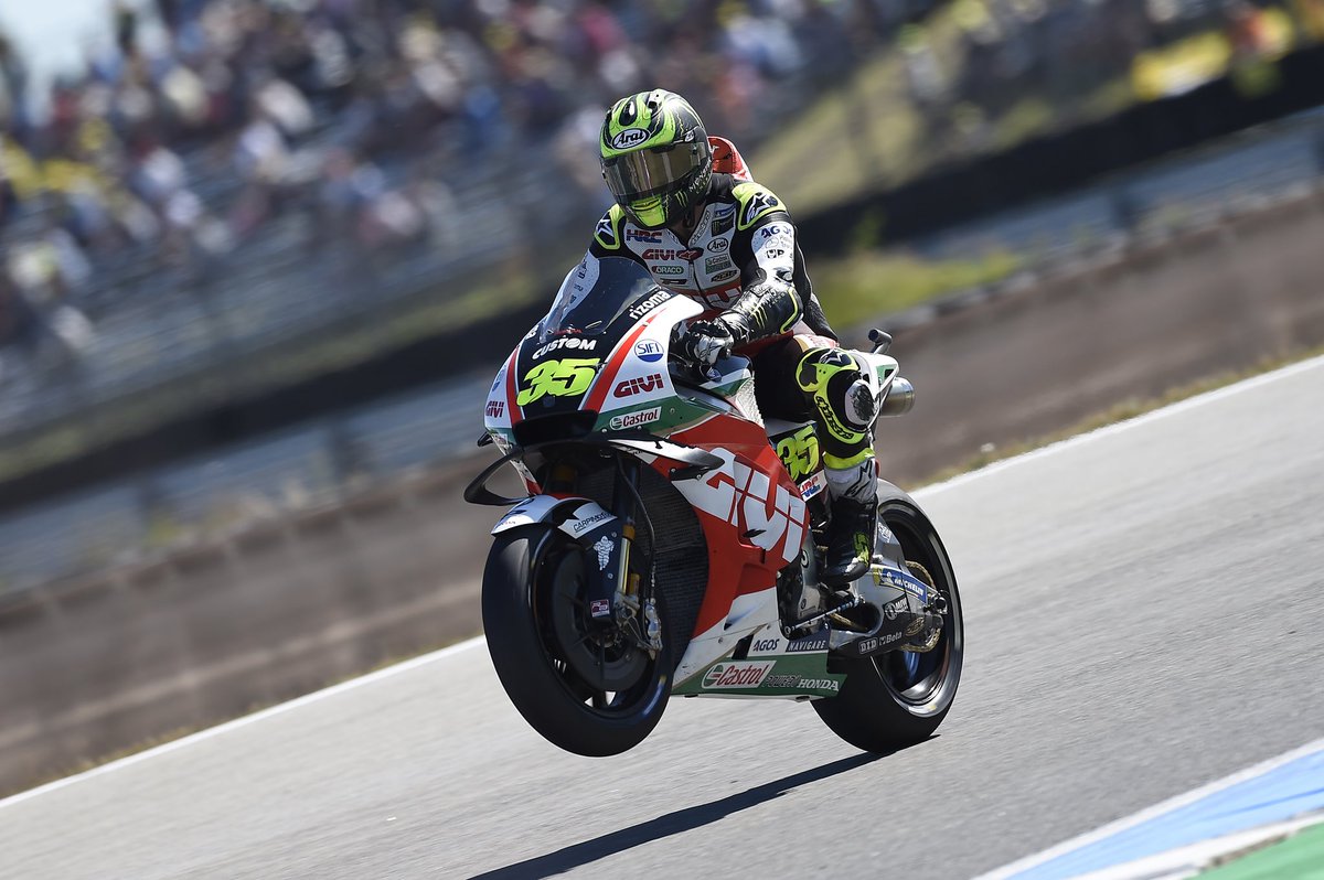 Castrol's tweet photo. #WednesdayWisdom for the #GermanGP at @Sachsenring_de this weekend‼️💪

Shortest circuit on the calendar ✅
10/13 corners left handers ✅
Longest straight 700m ✅
Lap record 1m20.336s ✅
Are we excited⁉️ ✅

Bring it home @calcrutchlow &amp; @LCRHondaTeam ! 👊 https://t.co/jLY0rNe2xS