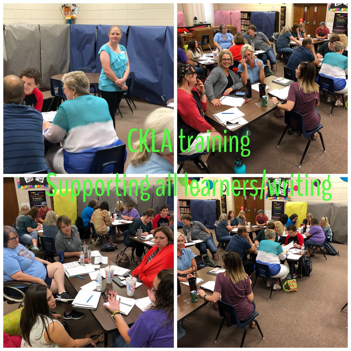christelhue's tweet photo. #Pyroncubs #CKLA #CSDminiconference18 Today 3rd/4th grade teachers are learning about implementing a new reading program:CKLA. https://t.co/DiUr9jN5R9