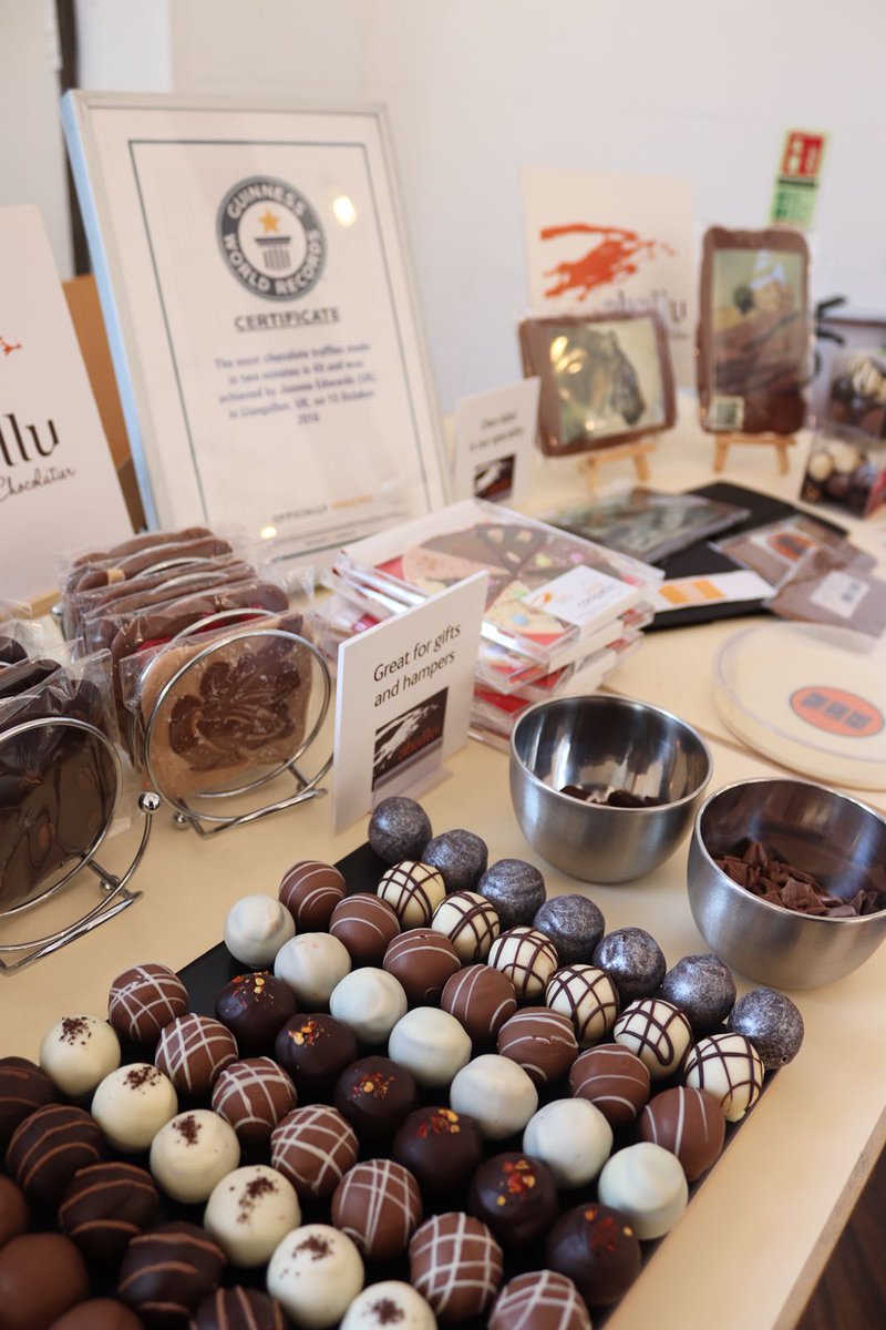 .@aballu is a small, but growing company that uses ‘on-trend’ ingredients and methods to create exciting chocolates.