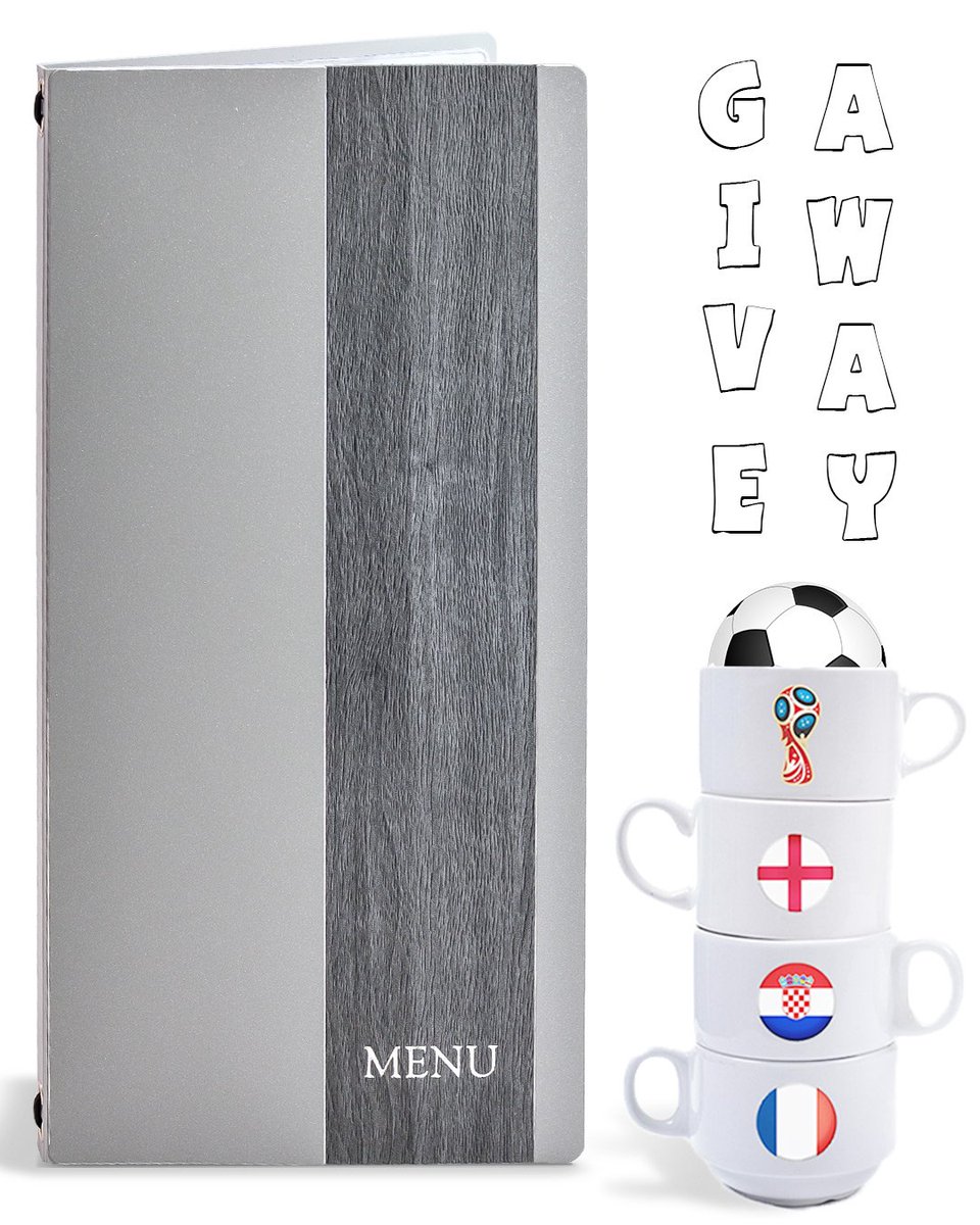 TheMenuShop's tweet image. Are you interested in winning a set of 12 #menucovers? 
Take part in our Instagram contest for a chance to win! 
goo.gl/mas8gf
Let us know who will win this #WorldCupRussia2018  #ENGCRO #restaurantbusiness #restaurants