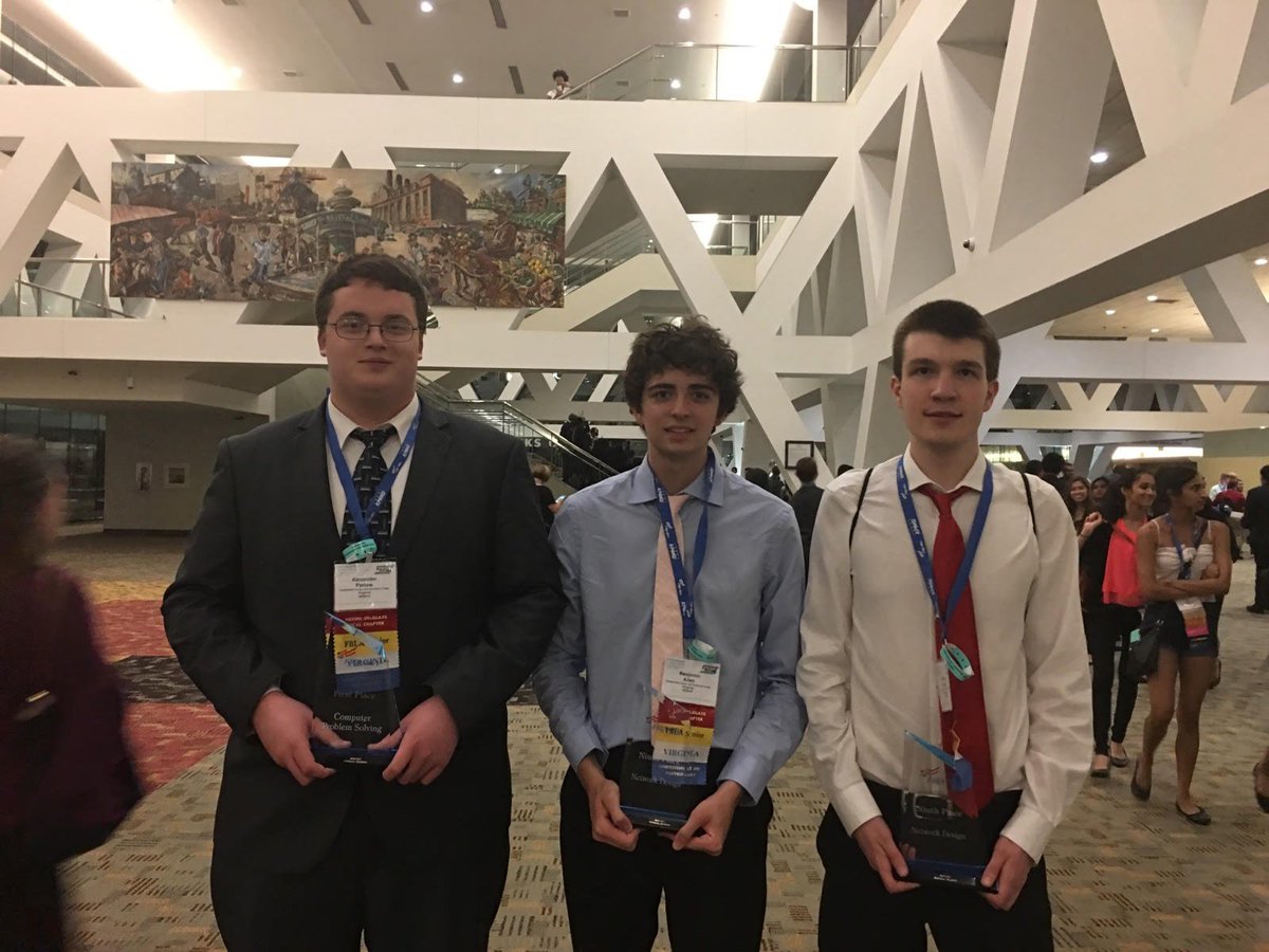 Dr_Eckert_CTE's tweet photo. #CCPSCTE #ONECCPS #VAFBLA - Congratulations to the CTC@Courthouse FBLA students who won big at the 2018 FBLA National Leadership Conference!  Thank you to fabulous Business &amp; IT teachers for producing national winners!  Great Job! https://t.co/VMU7HHfC30