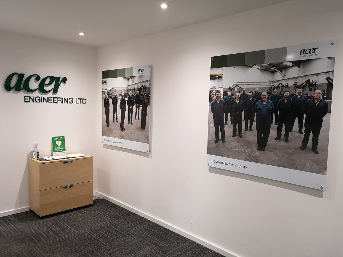 AcerEng's tweet photo. Our new reception is coming along. Next up, the shelves to hold our #Awards https://t.co/1sg3cDPSwv