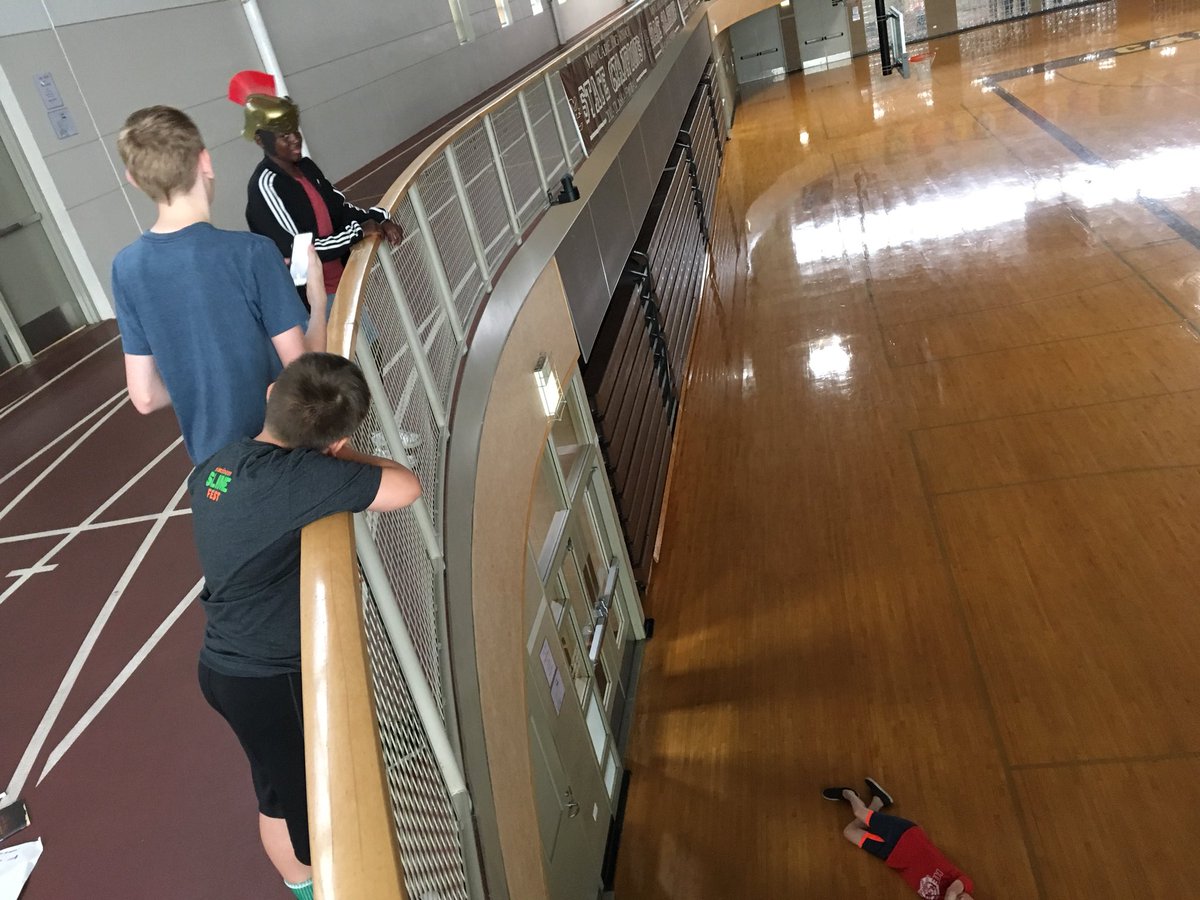 MCHSLatin's tweet photo. It’s day 3 of mythology camp! Campers are filming movies of Greek heroes! World premiere coming soon! 🎬🎭@MountCarmelHS https://t.co/bbQb9AOTiy