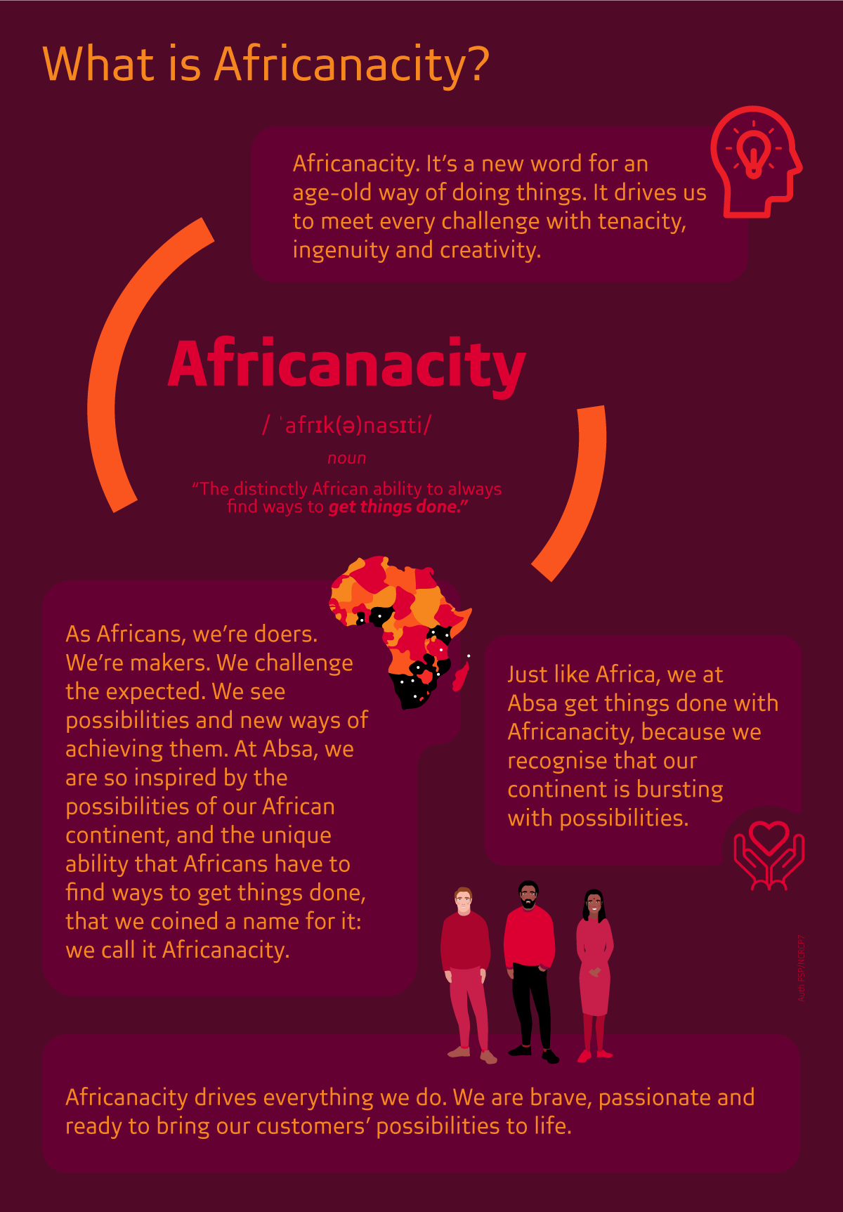 Absa South Africa Likwasi Hi Joanne We Created A Word That Would Help Define Out Common Purpose Africanacity Is The Distinctly African Ability To Always Find Remarkable Ways To Get