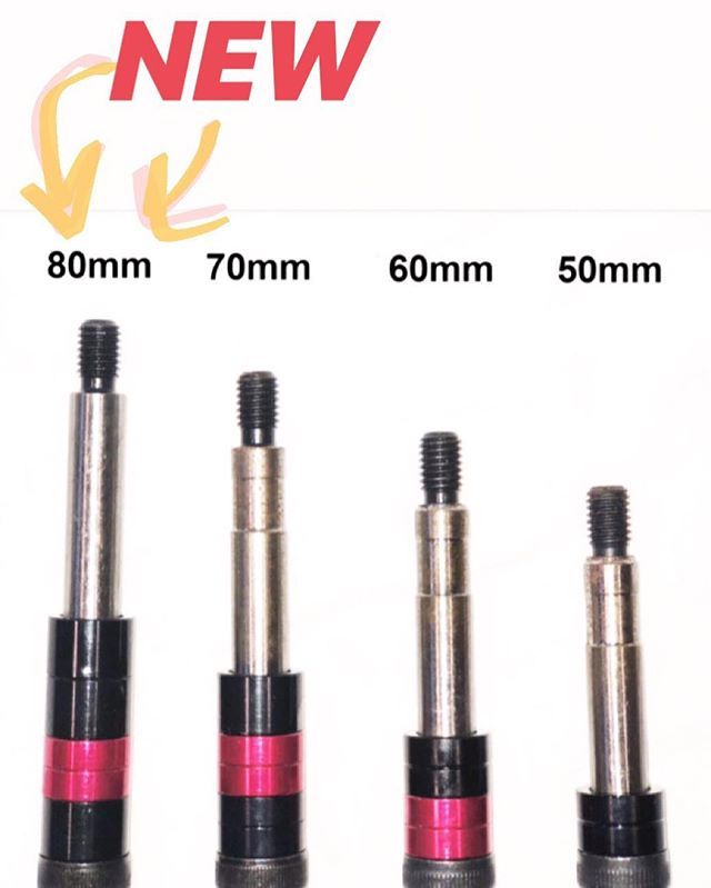 surfrodz's tweet photo. Welcome to the fam, 80mm! New 80mm length axles offered with all 10mm kits! 4 included per kit https://t.co/gQ1yPi1VrQ